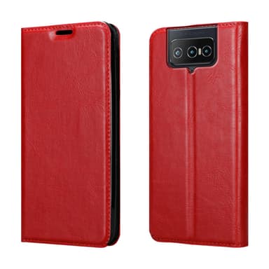 Asus ZenFone 8 FLIP lommebokdeksel case (rød)