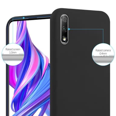 Deksel Honor 9X Silikon cover (svart)