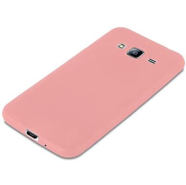 Deksel Samsung Galaxy J3 2015 Silikon cover (rosa)
