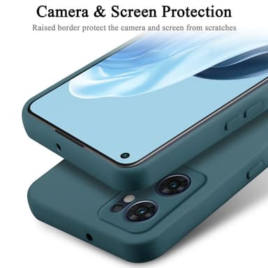 OPPO Find X5 Lite silikondeksel case (Grønn)