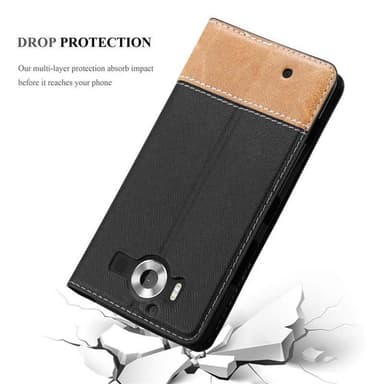 Nokia Lumia 950 Deksel Case Cover (svart)