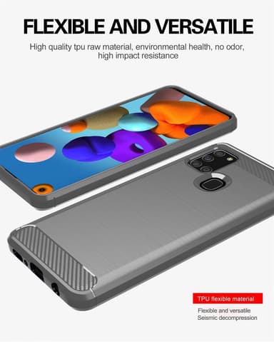 Deksel Samsung Galaxy A21s ultra slim (grå)