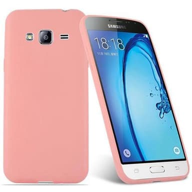 Deksel Samsung Galaxy J3 2015 Silikon cover (rosa)