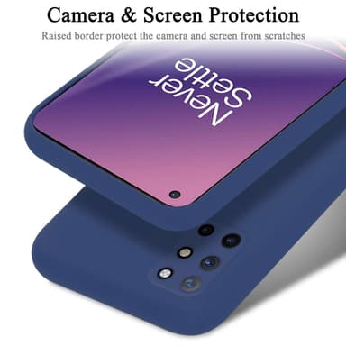 OnePlus 8T silikondeksel case (Blå)