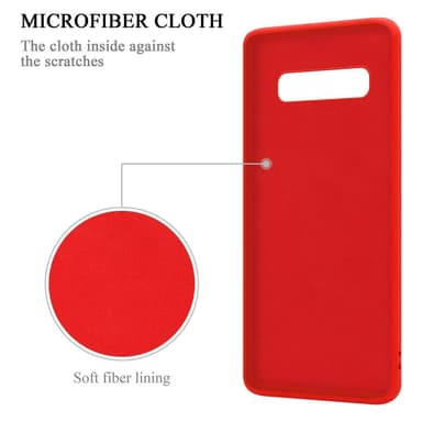 Deksel Samsung Galaxy S10 PLUS Ring Case (rød)