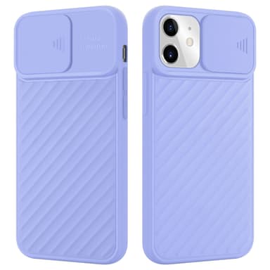 iPhone 11 silikondeksel case (lilla)
