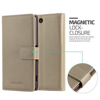 Sony Xperia M5 lommebokdeksel etui (brun)