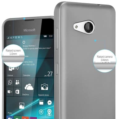 Deksel Nokia Lumia 550 Case Cover (grå)