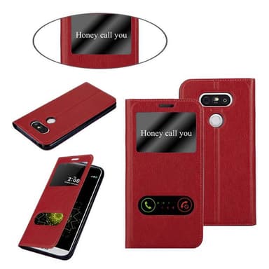 LG G5 lommebokdeksel cover (rød)