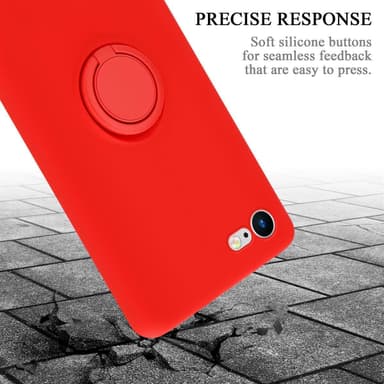Deksel iPhone 7 / 7S / 8 / SE 2020 Ring Case (rød)
