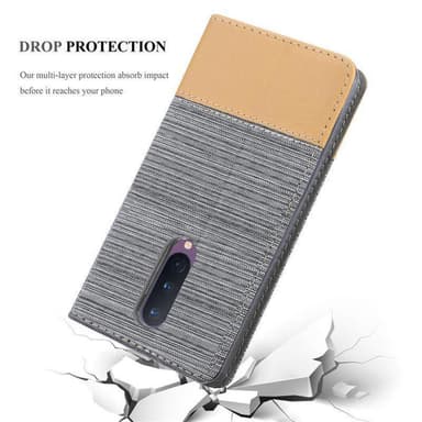OnePlus 8 lommebokdeksel etui (grå)