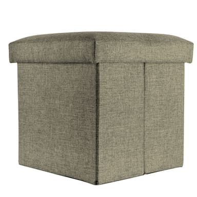 Sammenleggbar Krakk 38x38x38 cm Setestol Kube (Brun)
