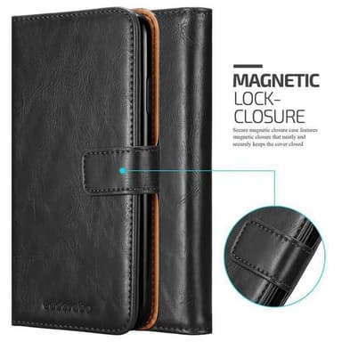 iPhone XS MAX lommebokdeksel etui (svart)