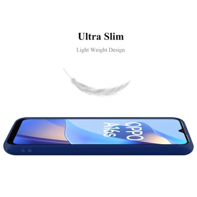 Deksel Oppo A16s / A54s Silikon cover (blå)
