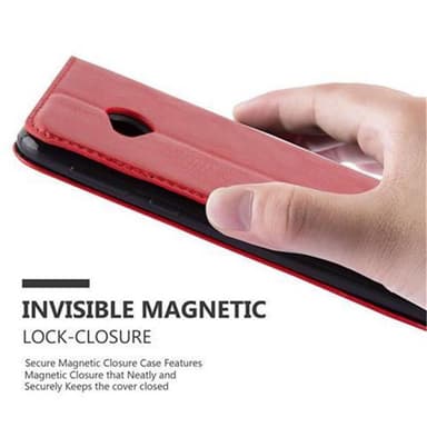 HTC U PLAY lommebokdeksel case (rød)