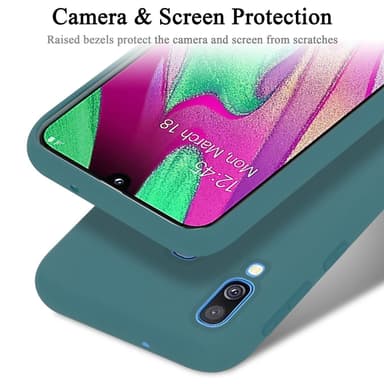 Samsung Galaxy A40 silikondeksel case (grønn)