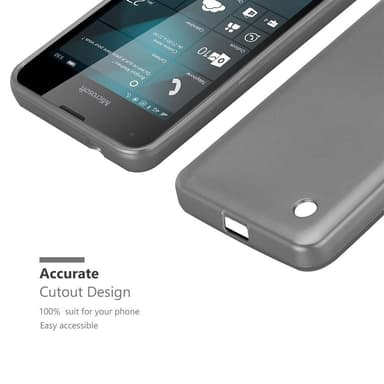 Deksel Nokia Lumia 550 Case Cover (grå)