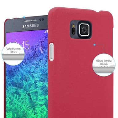 Samsung Galaxy ALPHA Hardt Deksel Cover (rød)
