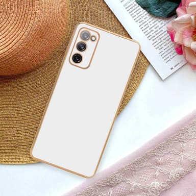 Samsung Galaxy S20 FE silikondeksel case (hvit)