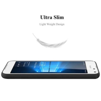 Nokia Lumia 650 Hardt Deksel Cover (svart)