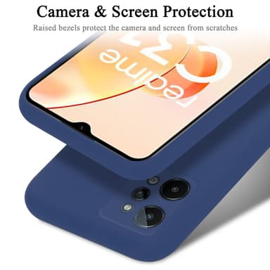 Realme C31 silikondeksel case (blå)