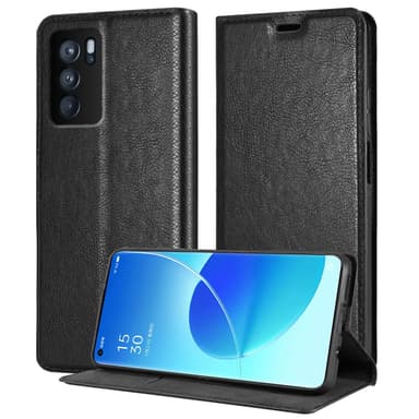 Oppo Reno6 PRO 5G lommebokdeksel case (svart)