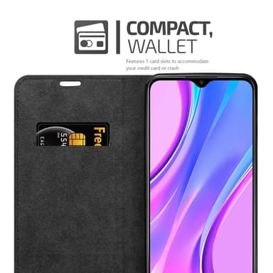 Xiaomi RedMi 9 lommebokdeksel case (rød)