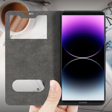 Huawei MATE 10 PRO lommebokdeksel cover (svart)