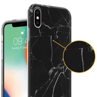 iPhone XS MAX lommebokdeksel etui (svart)