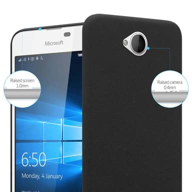 Nokia Lumia 650 Hardt Deksel Cover (svart)
