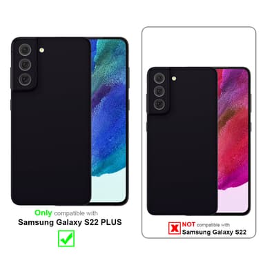 Samsung Galaxy S22 PLUS lommebokdeksel case (brun)