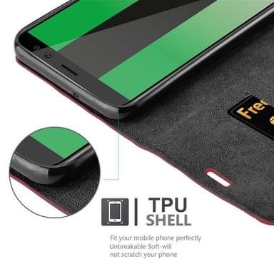 Huawei MATE 10 LITE lommebokdeksel case (rød)
