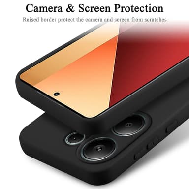 Redmi Note 13 pro 4G silikondeksel case (Svart)