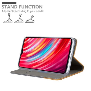 Xiaomi RedMi NOTE 8 PRO lommebokdeksel etui (grå)