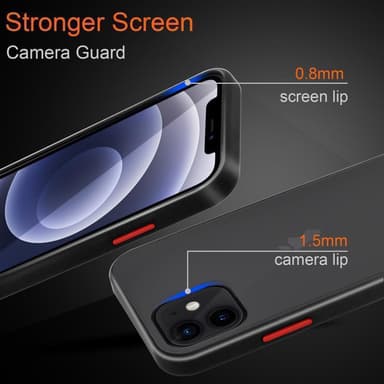 iPhone 12 MINI Deksel Case Cover (gjennomsiktig)