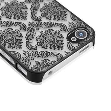 iPhone 4 / 4S Hardt Deksel Cover (svart)