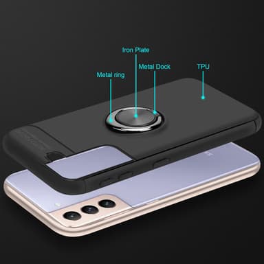Samsung Galaxy S21 PLUS silikondeksel cover (svart)
