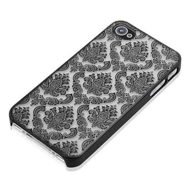 iPhone 4 / 4S Hardt Deksel Cover (svart)