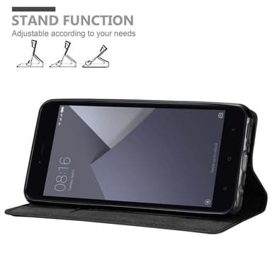Xiaomi RedMi NOTE 5A lommebokdeksel case (svart)