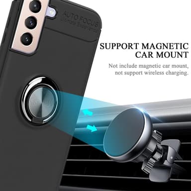 Samsung Galaxy S21 PLUS silikondeksel cover (svart)