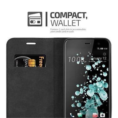 HTC U PLAY lommebokdeksel case (rød)