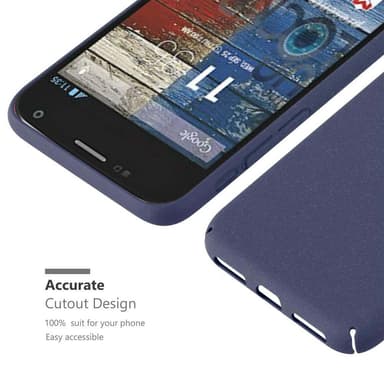 Motorola MOTO G2 Hardt Deksel Cover (blå)