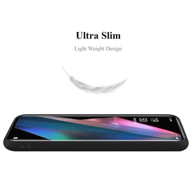 Deksel Oppo FIND X3 PRO Silikon cover (svart)