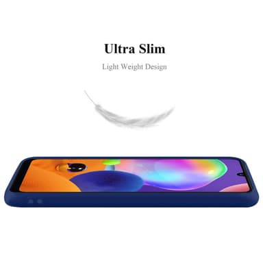 Deksel Samsung Galaxy A31 Silikon cover (blå)