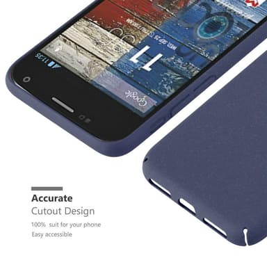 Motorola MOTO G2 Hardt Deksel Cover (blå)