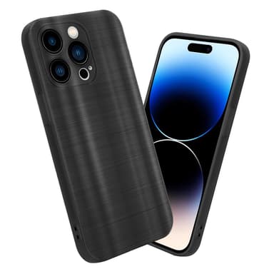 iPhone 14 PRO MAX Silikondeksel Beskyttelse (svart)