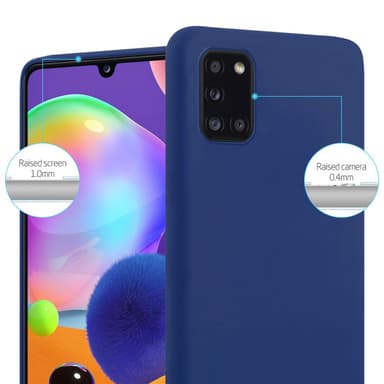 Deksel Samsung Galaxy A31 Silikon cover (blå)