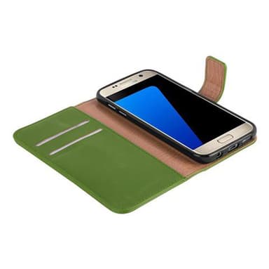 Samsung Galaxy S7 lommebokdeksel etui (grønn)