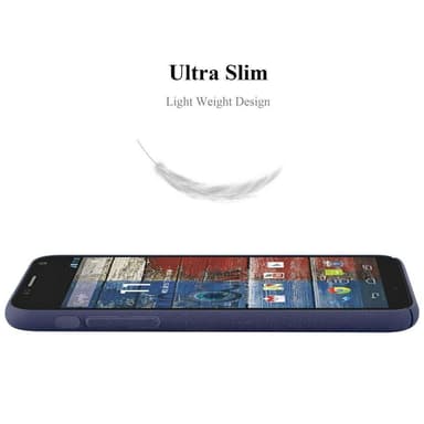 Motorola MOTO G2 Hardt Deksel Cover (blå)