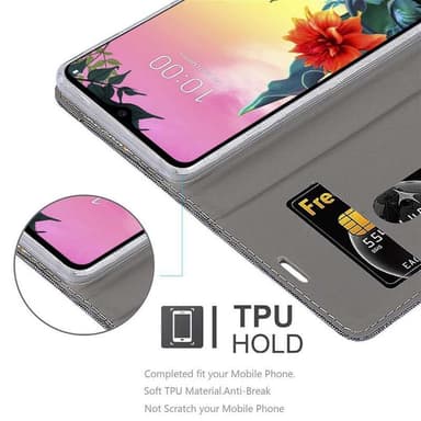 LG K50S lommebokdeksel etui (grå)